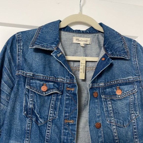 Madewell The Jean Jacket  Classic Blue Denim Jacket - Picture 9 of 13